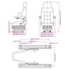 Vidaxl Tractor Seat With Suspension