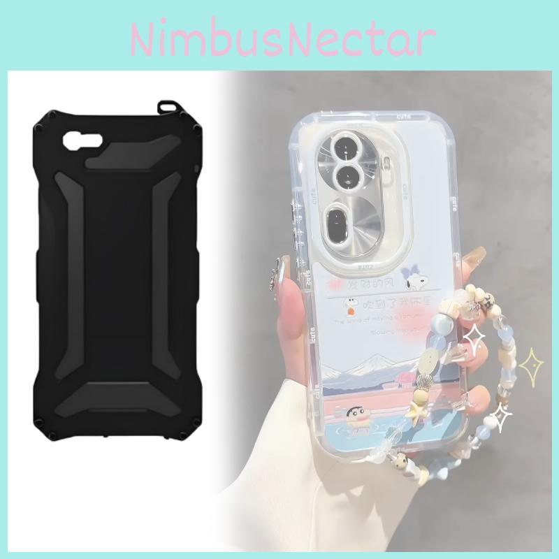 Iphone Metall-Handyschutz mit Handschlaufe und Anti-Fingerabdruck-Oberfläche für eleganten Stil