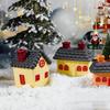 3D Christmas House Silicone Mold Snowhouse Home Desktop Decoration DIY Candle Aromatherapy Cake Topper Epoxy Resin Mold
