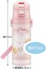 Skater Stainless Steel Water 470ml or 430ml My Melody Lightweight and Perfect for Sanrio Sports Children's Bottle, 2-Way Design, (Direct Drinking)