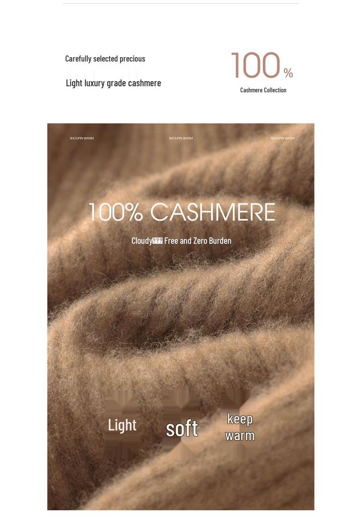 Women's Cashmere Half-Turtleneck Slim Pullover - Warm, Ribbed, and Perfect for Layering