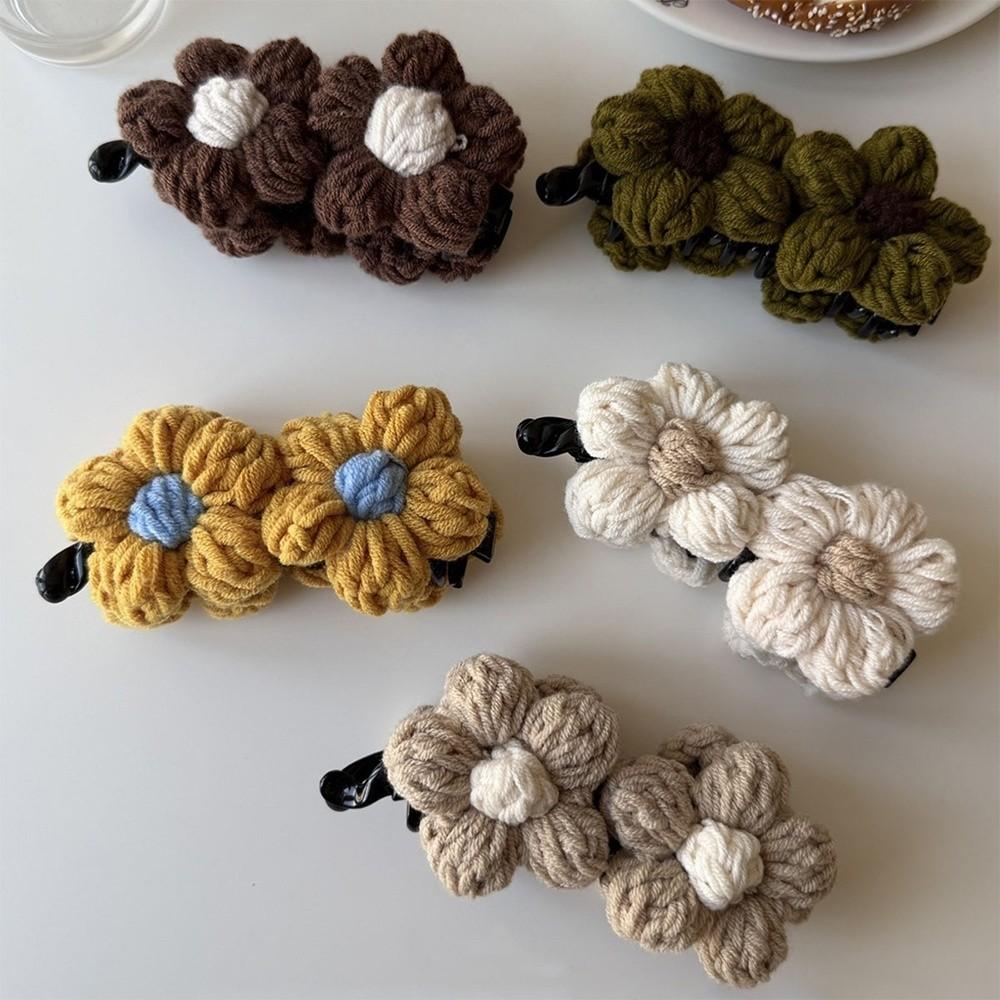 Vintage Hair Clips Flower Duckbill Hair Clip New Claw Clip