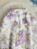 European Resort Style 3D Embroidered A-Line Midi Skirt - Versatile & Chic