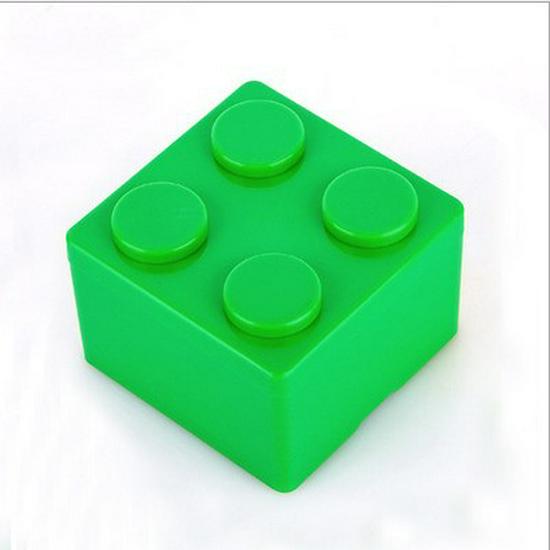 Stackable Block-Shaped Desktop Storage Organizer Box