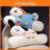 Removable Toy Plush Lumbar Cushion With Cartoon Animal Pattern Chair Doll Decor