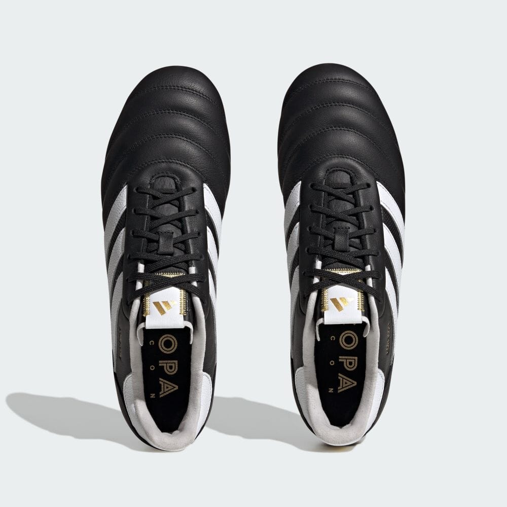 Adidas For Natural Turf / COPA ICON FG Core Black Shoes & Footwear Spikes Unisex Soccer HQ1033 Core Black/Footwear White/Gold Metallic