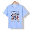 XH54 MINISO 2026 Summer New Printed Cotton Round Neck T-shirt for Children Aged 1-16, Boys and Girls