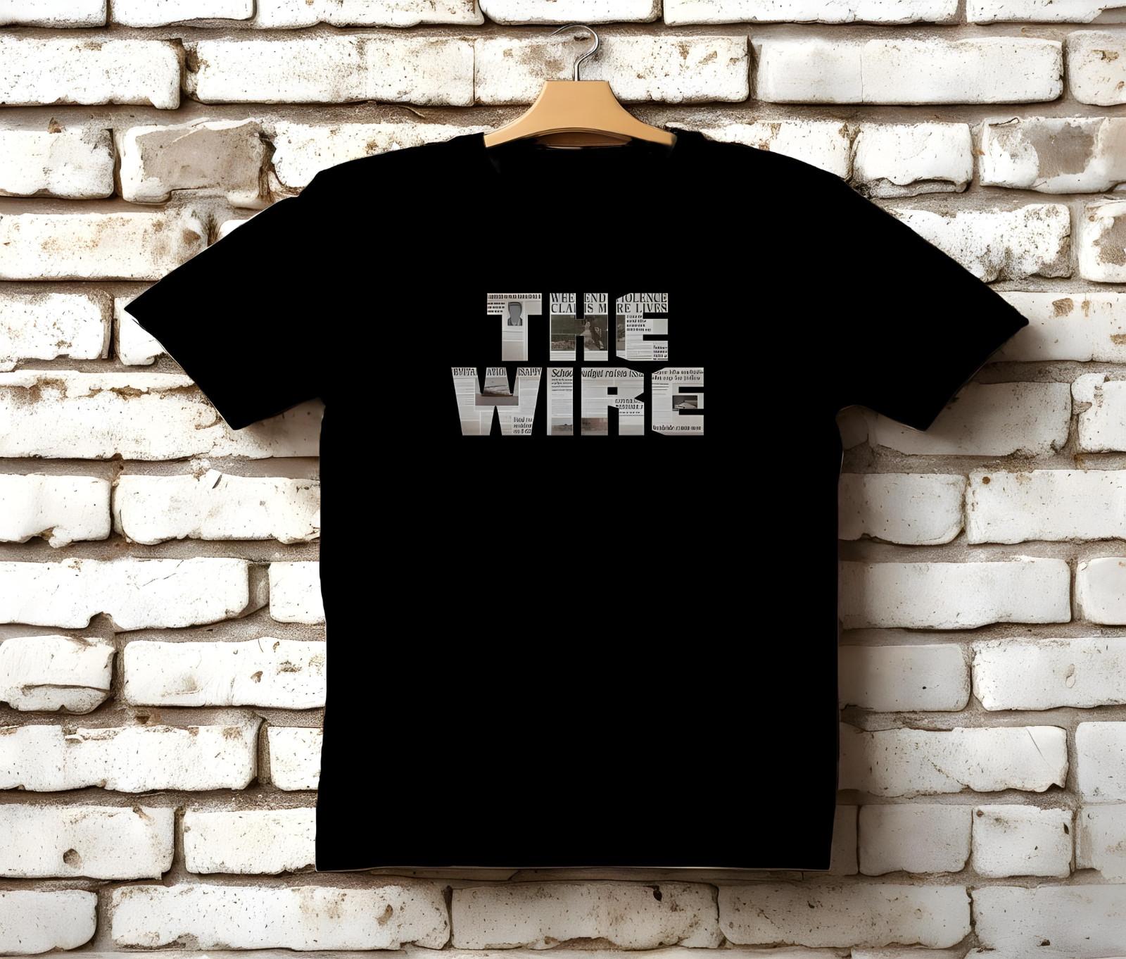 THE WIRE Black T-Shirt Size S-5XL S