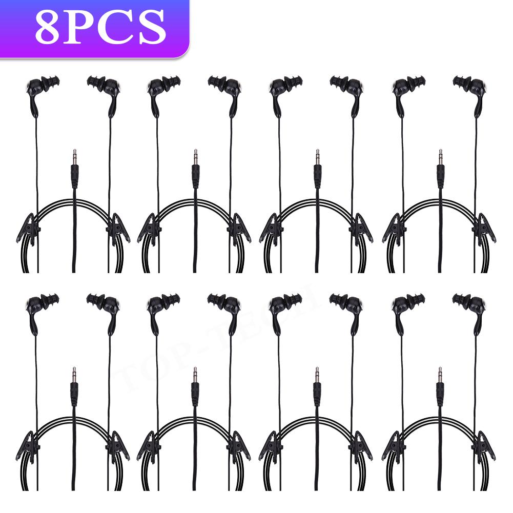 3.5mm Sports In-ear Swimming Earphone Waterproof Music Headphone For iPhone MP3 Player Wired Sports Headsets 1PC 2PCS 3PCS 10PCS