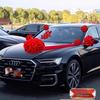 Complete Wedding Car Decoration Set: Escort Car Hood Flowers, Welcome Garland, Double Happiness Arrangement for a Festive Display