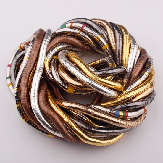 Unisex individuelt slangekjede bøybart slangekjede Luster Fleksibel Justerbar Design Hip Hop Style Street Dance Cosplay Performance Smykker