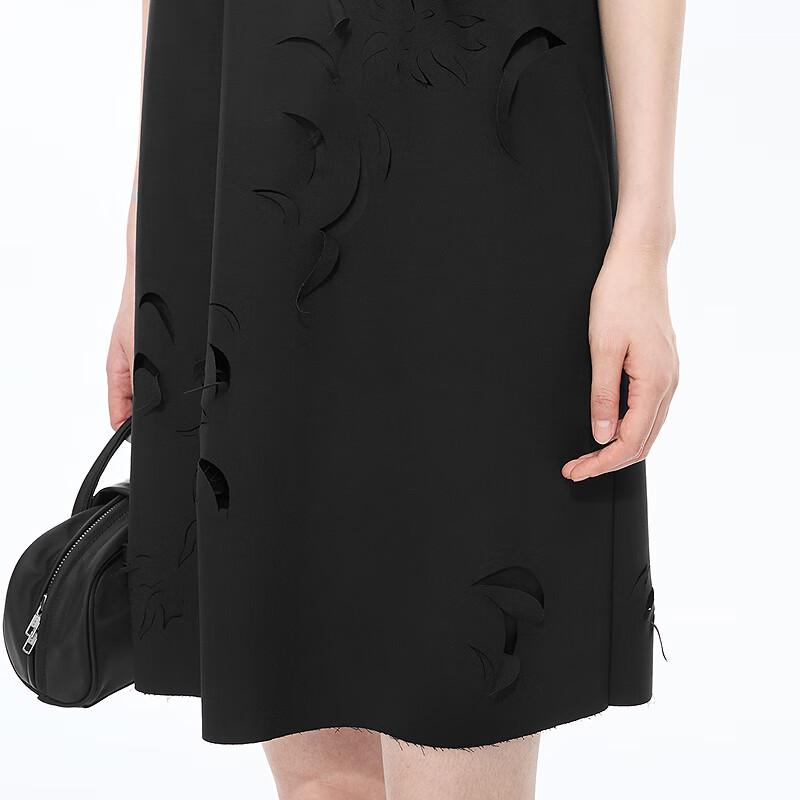 JNBY 2025 Autumn Sleeveless A-Line Knit Dress