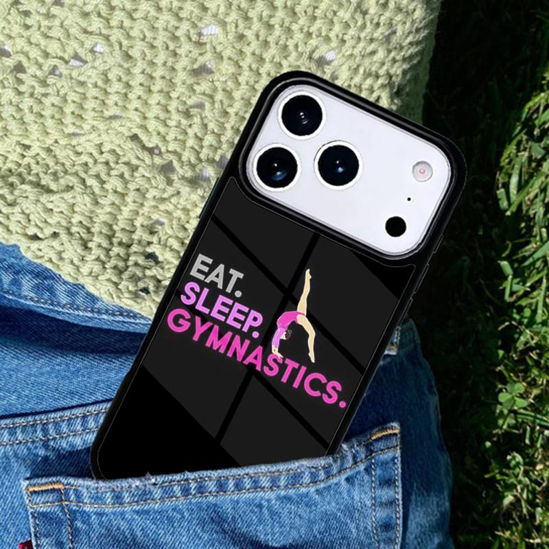 Love Gymnastics Phone Case For iPhone 17 AIR 16 Pro Max 15 14 Pro 11 12 13 Shockproof Silicone Cover