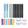 20pcs Nail Files Professional Nail Art Sanding File Polisher Buffer Brush Manicure Set