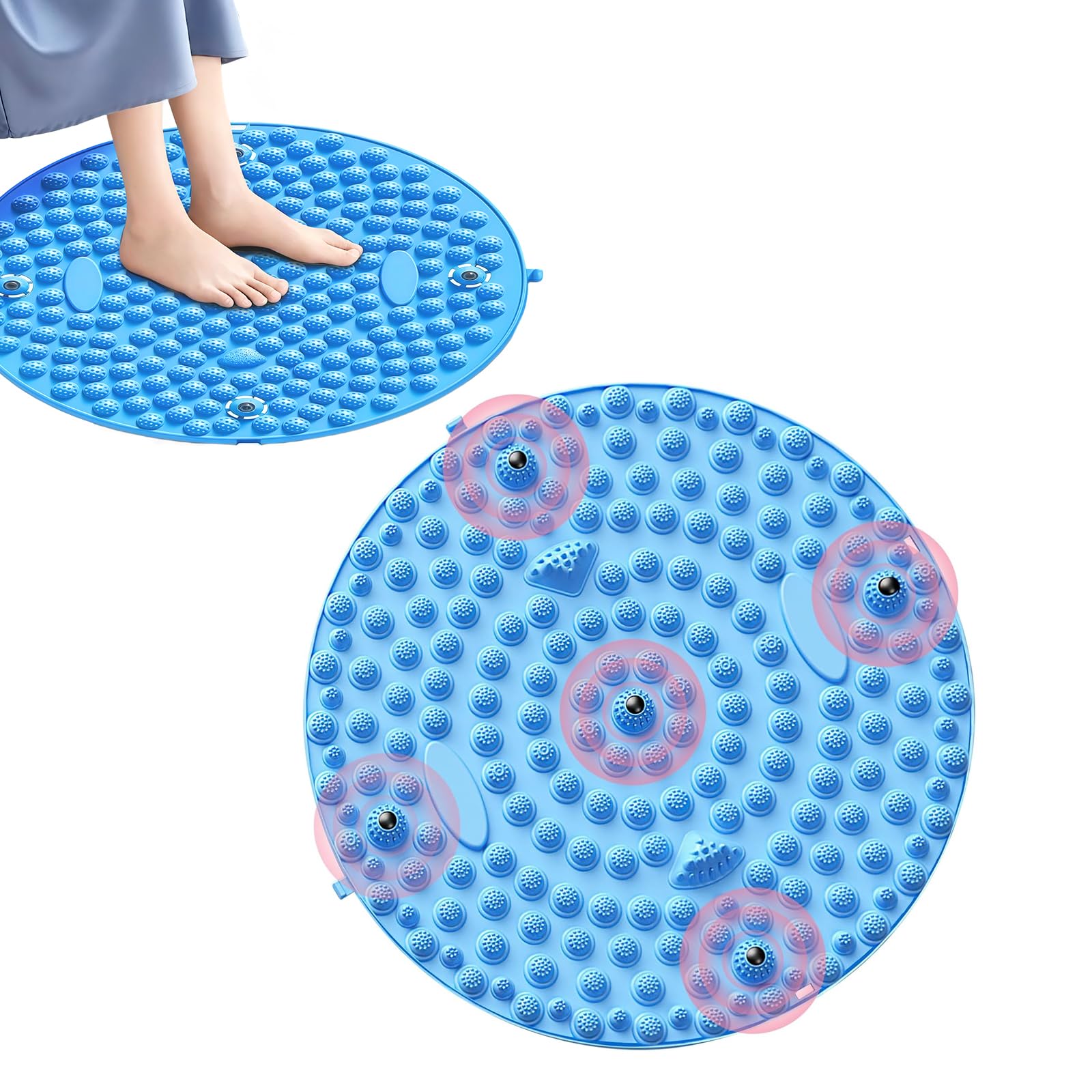 

Эргономичный Шиацу Рекомендовано Дзюдо для Усталости Ног Меридиан и Идеально для Домашней Доски, Терапевтов, Массажа, Рефлексологии, Упражнений, Облегчения, синий