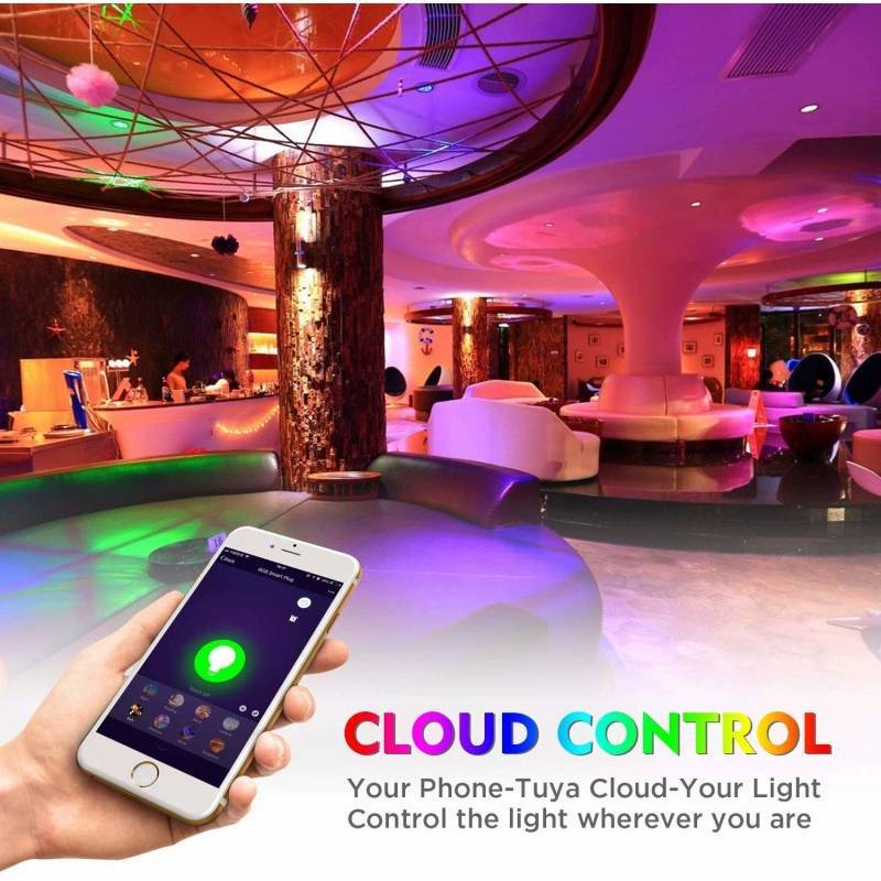 Tuya Smart Led Ceiling Light With Alexa Voice Control For Home Decor And Bright Illumination