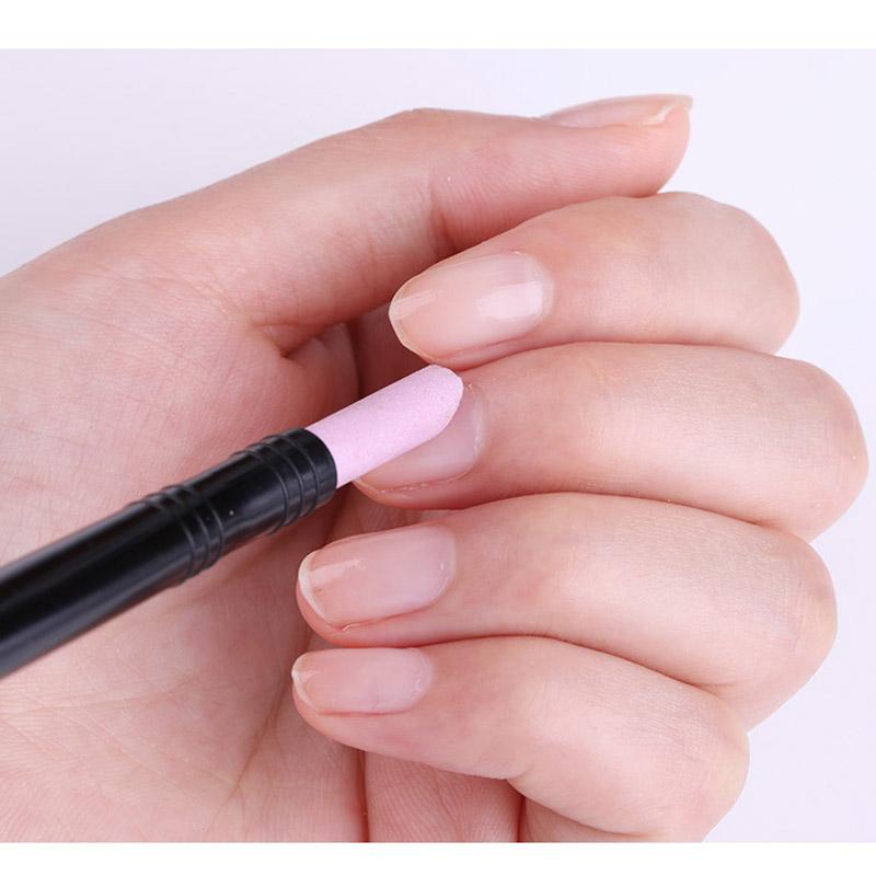 Creion pentru Artă Unghiilor Creion de Cuarț Dublu-Capăt Multifuncțional Creion Exfoliant pentru Lustruirea Unghiilor Exfoliant Stick Fin pentru Lustruire