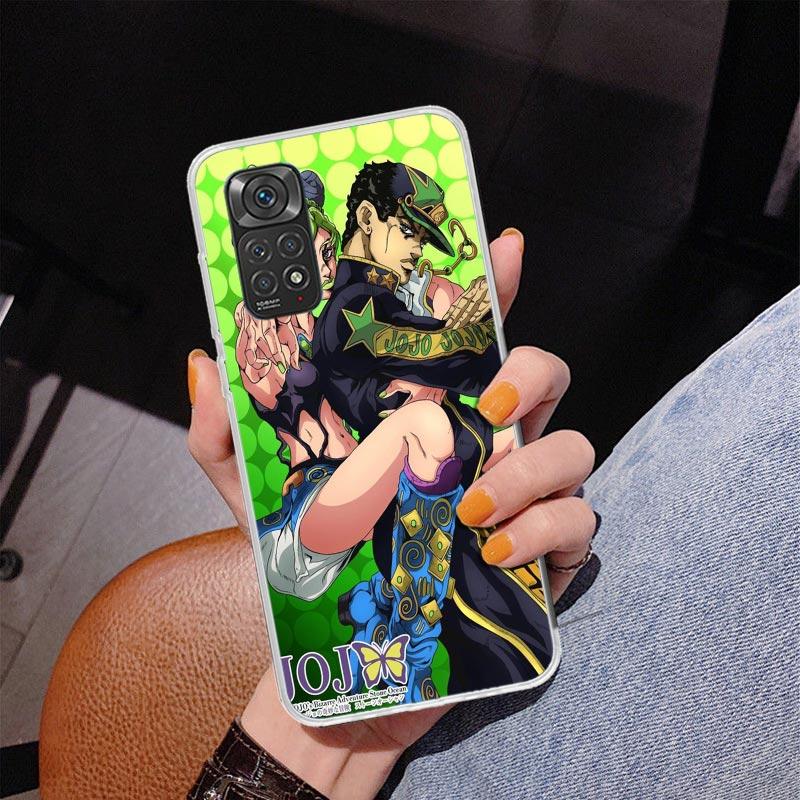 JoJo Bizarre Adventure Phone Case For Xiaomi Redmi Note 15 14 13 12S 12 11 Pro Plus 14S 11S 11E 10 10S 11T 5G Personalized Cover