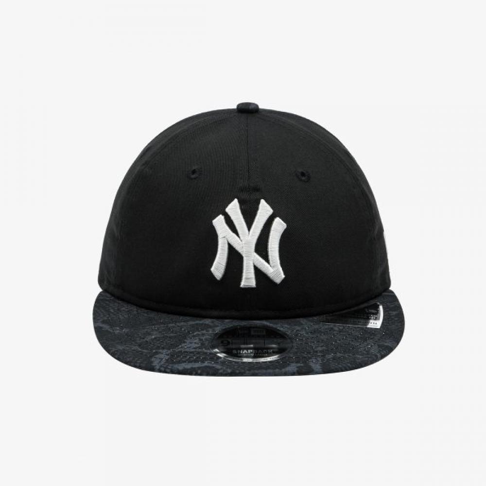 New Era Mlb New York YankeeS Snake Pattern Retro Crown Snapback Black 14693901 S
