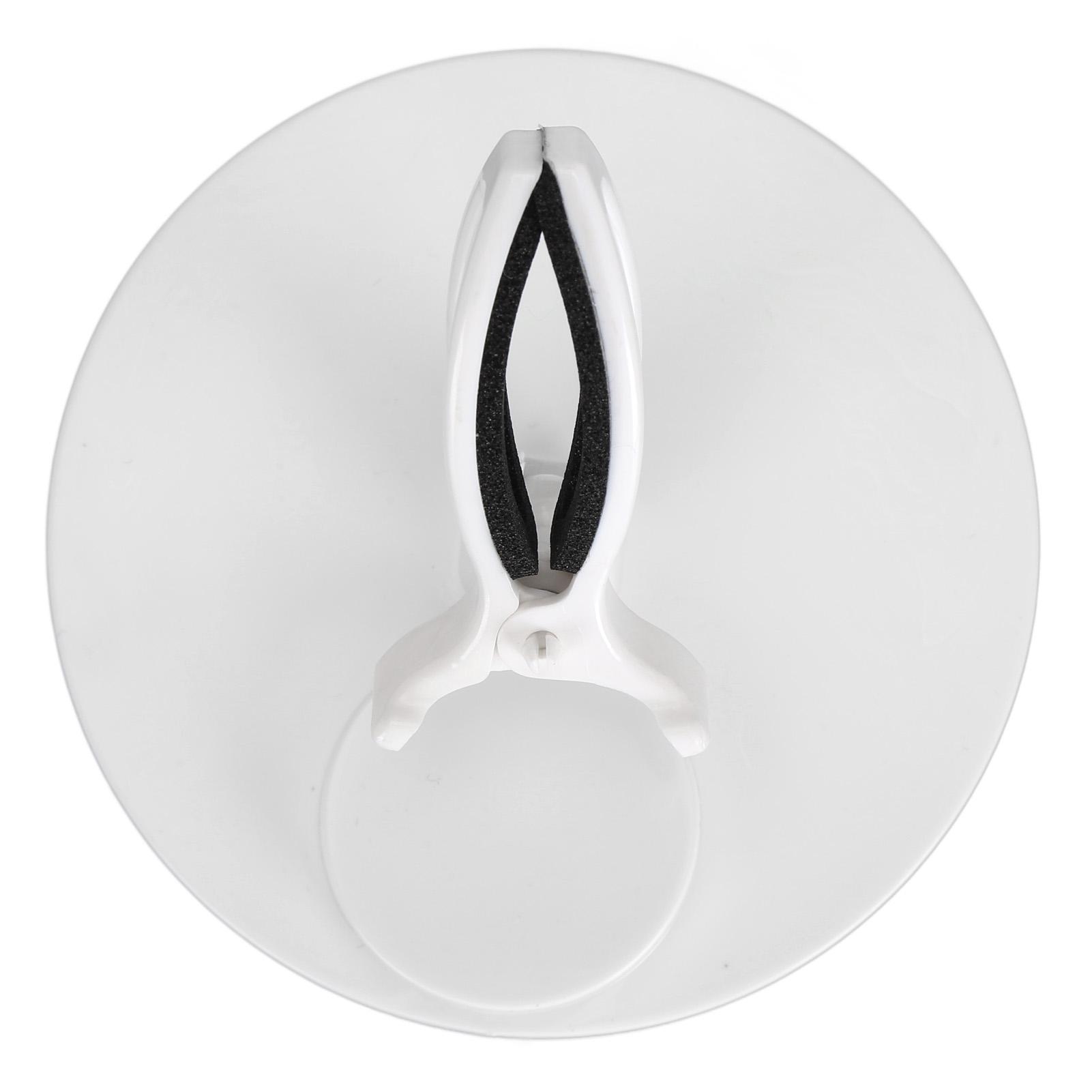 

Держатель для флакона лака для ногтей, наклонная подставка против проливания для флакона лака для ногтей для маникюра белый