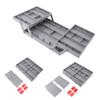 Household Expandable Desk Organizer Double Row Multi Level Drawer Organizer Tray For Jewelry Cosmetic Utensils Office Supplies