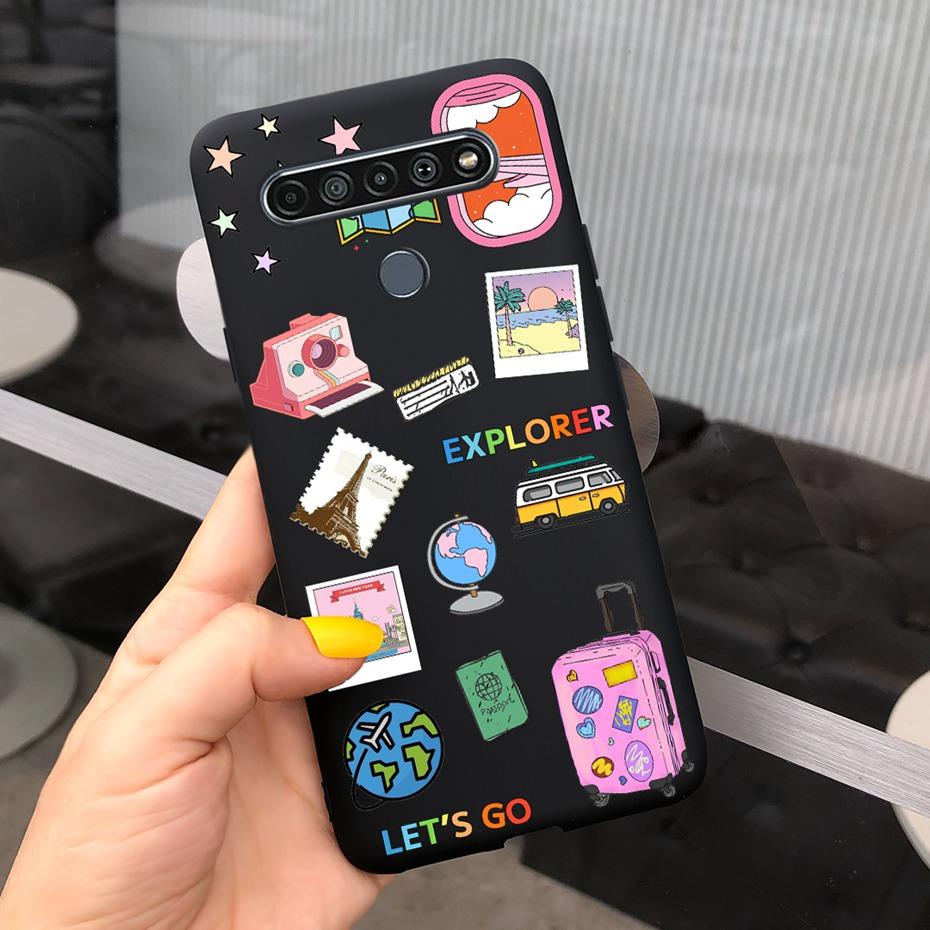 For LG K41S K51S 2020 Phone Case Lovely Printing Soft Silicon Back Cover For LG K51S K41S 4G LM-K410 LM-K510 Bumper