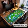 Soccer Theme Custom Mouse Pad Personalized With Name Text Customized Desk Mat For Office Home Decor