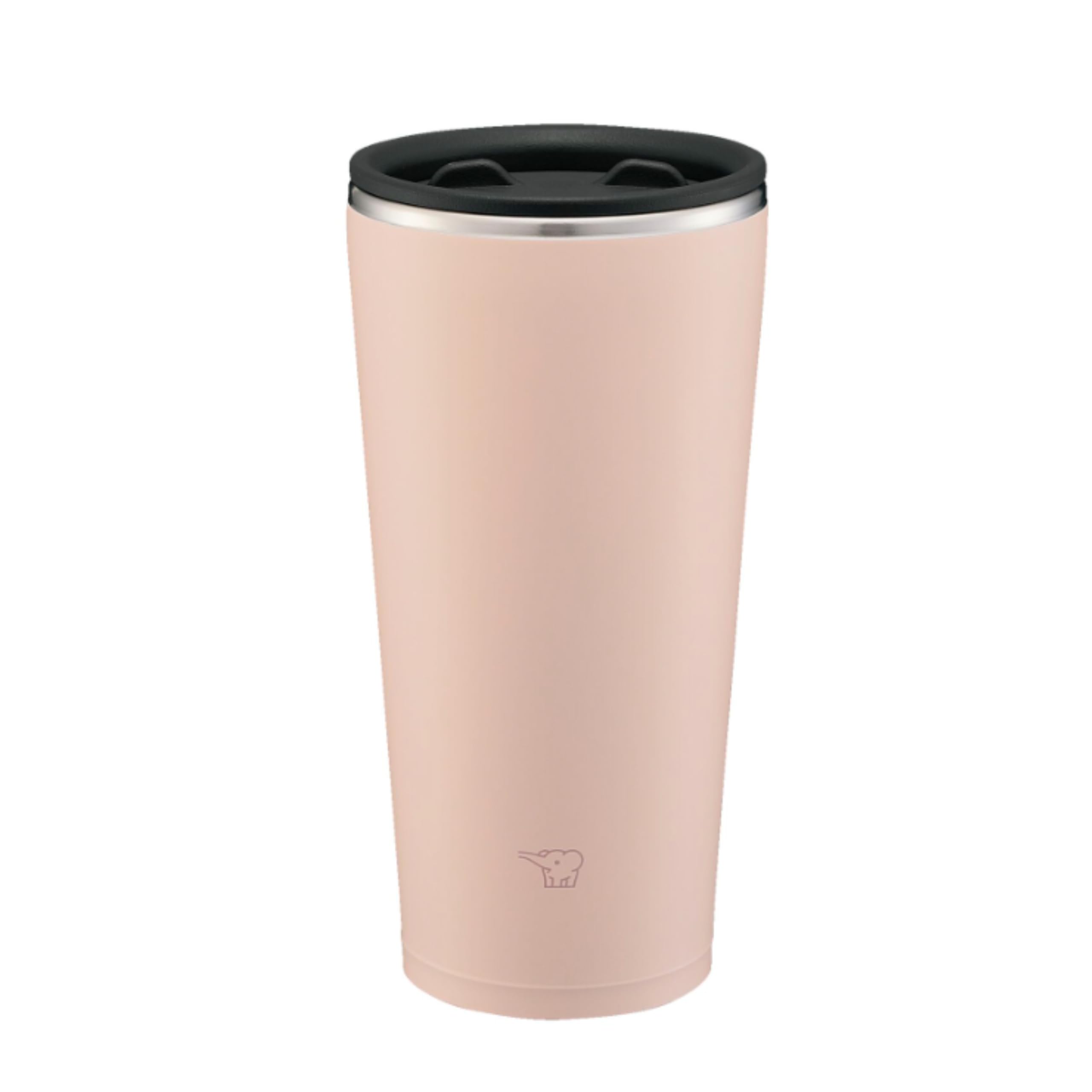 

Zojirushi Thermos with Twisting Stainless Perfect for Office Work or Home Keeps Drinks Hot or Smoky Tumbler, 450ml, Lid, Steel, Use, Cold, Pink,