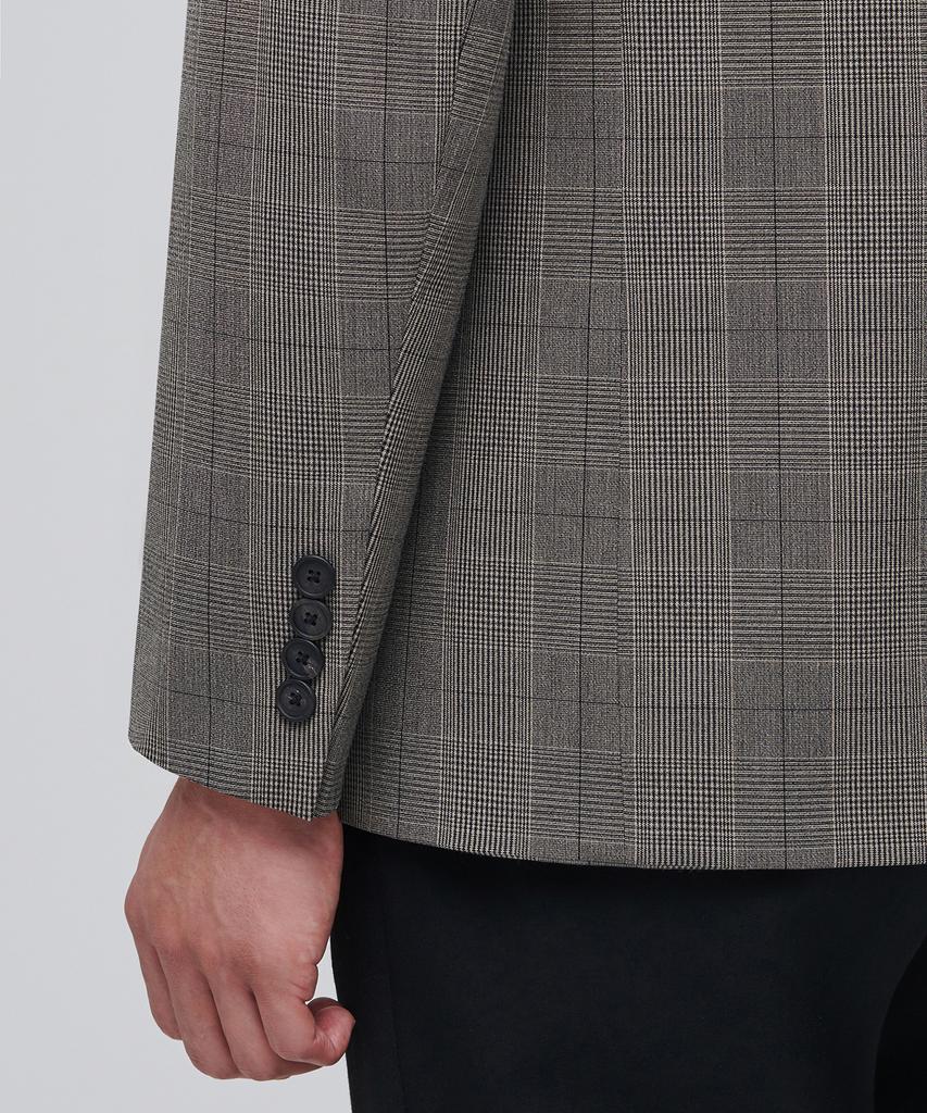 Musinsa Standard Glen Check Basic Blazer [Dark Beige]