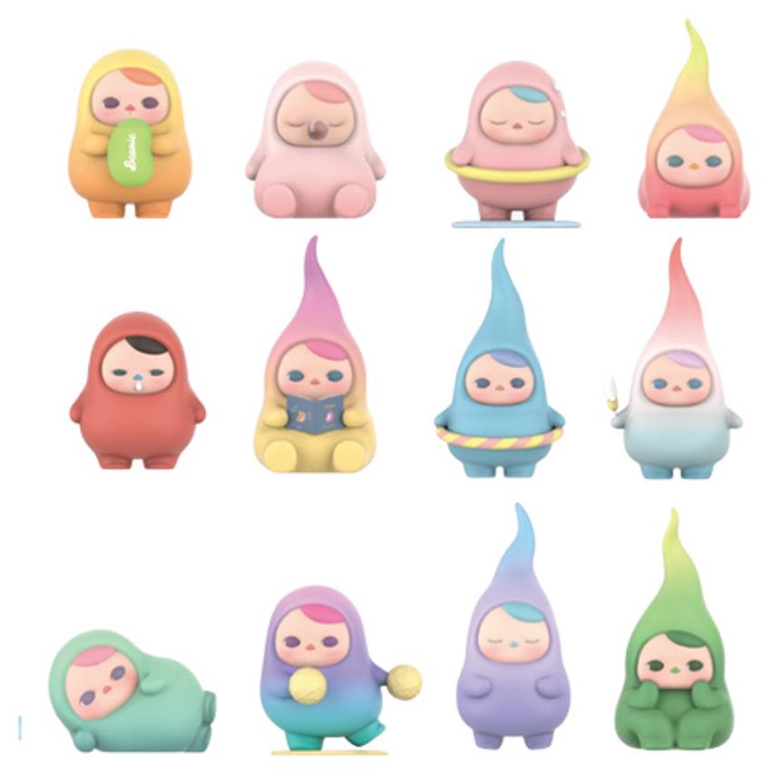 POP MART PUCKY Relaxation Bean Collection Blind Box Products, Single Blind Box