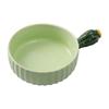 ZISIZ Cactus Handle Ceramic Bowl