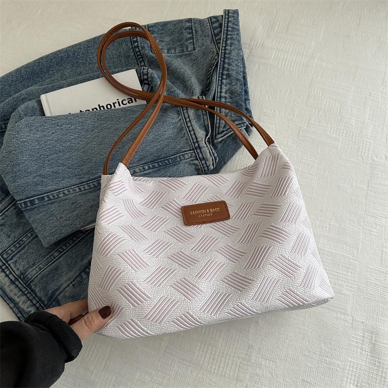 Stylish Gray Pink Blue Green 2024 Summer New Tote Bag Casual Commuter Handbag For Women