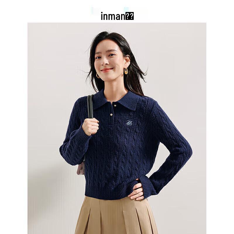 Inman Women's POLO Collar Knit Top