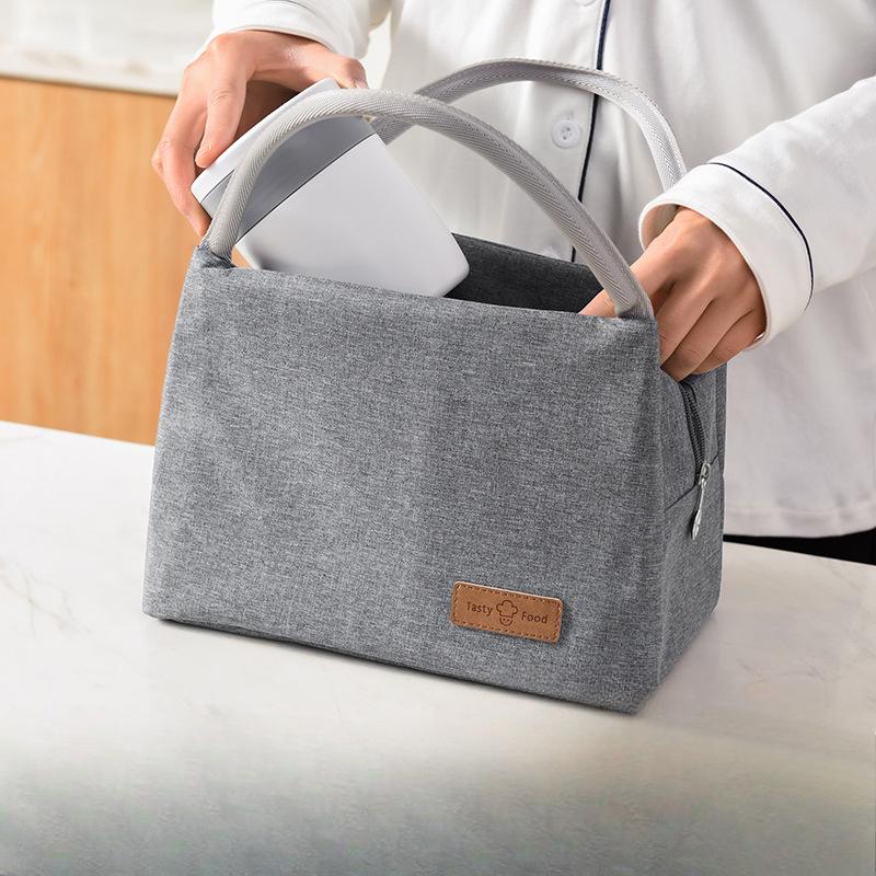 Lunch Bag Thermal for Men and Women, Shoulder Bag, Insulation Aluminum Foil, Cooler Picnic Waterproof Meal Box Storage Bag