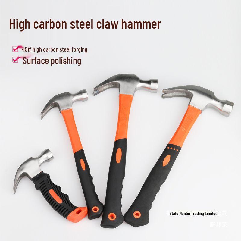 Goat Horn Multifunctional Mini Carpenter's Hammer with Nail Puller