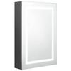 VidaXL LED Mirror Bathroom Cabinet Grey 50x13x70 Cm 326490