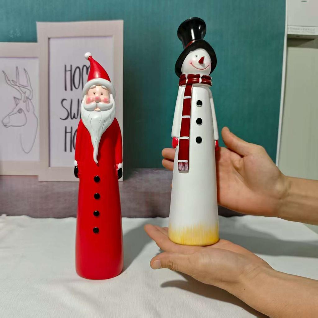 Święty Mikołaj Ozdoby Żywiczne I Śnieżynki Świąteczne, Idealne Prezenty Świąteczne Do Dekoracji Domu I Salonu