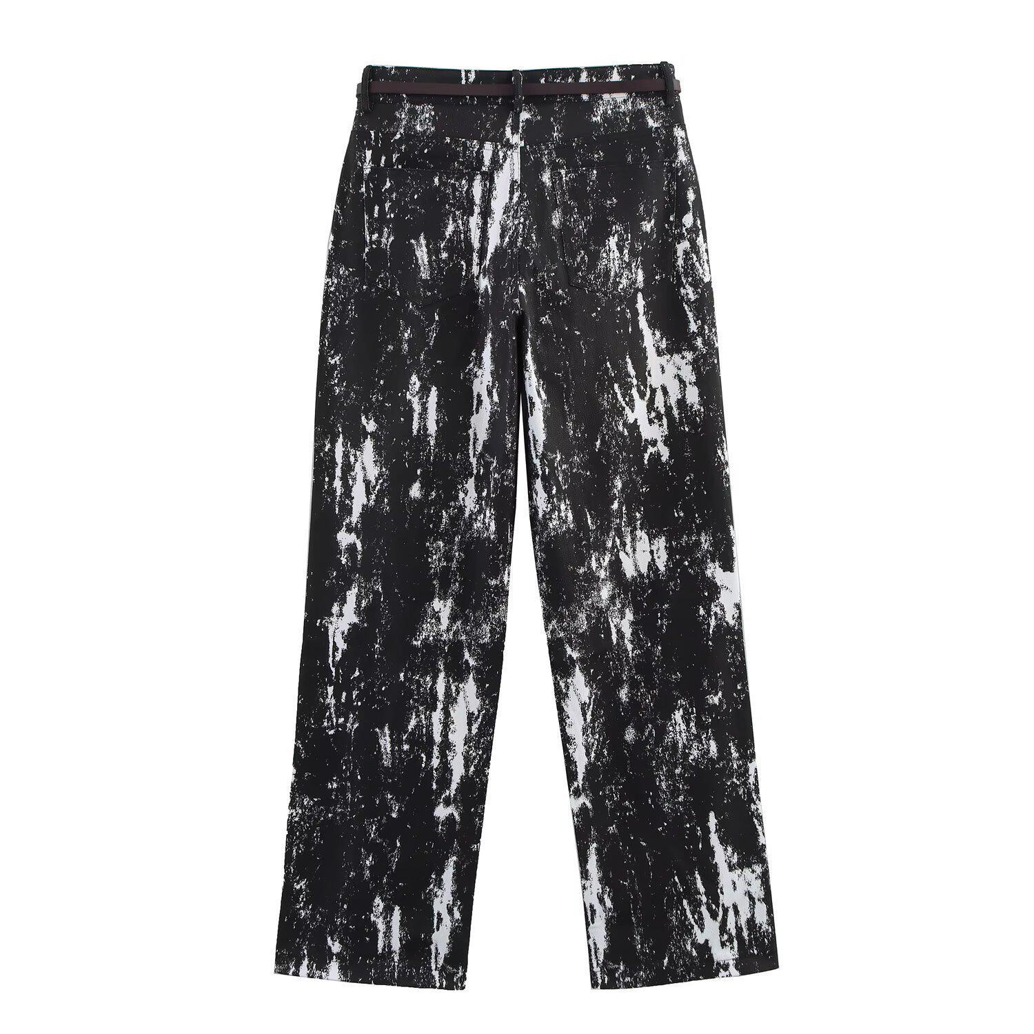 

TAOP&ZA Весенняя женская куртка с животным принтом и повседневные брюки L