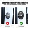 2/4Pcs Silicone Car Door Protective Cover Auto Door Locks Guard Shock Pads for Volkswagen VW R 4 Motion Caddy CC Golf 5 6 7 Bora