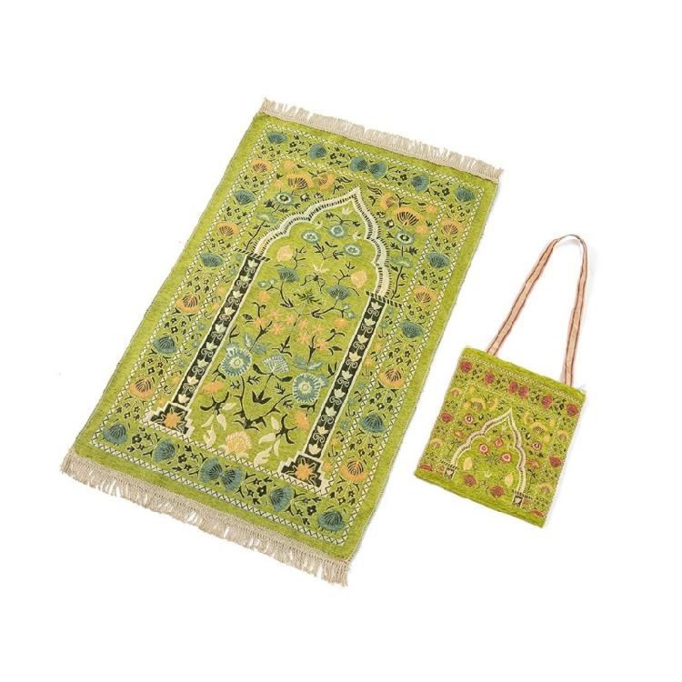 Muslims Islamic Prayer Mat Soft Comfortable Washable Worships Mat Rugs 70x110cm