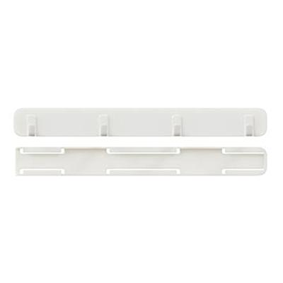 Simple Hanging Hook Rail Adhesive Hole Free Dormitory Bathroom Wall Hanger Stretchable 4 Hooks Rail