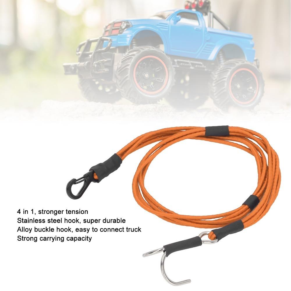 Nylon Elastic Rescue Rope 60cm RC Crawler Rope for TRX4/Axial SCX10/Capra RC Crawler RC Car Rescue оранжевый