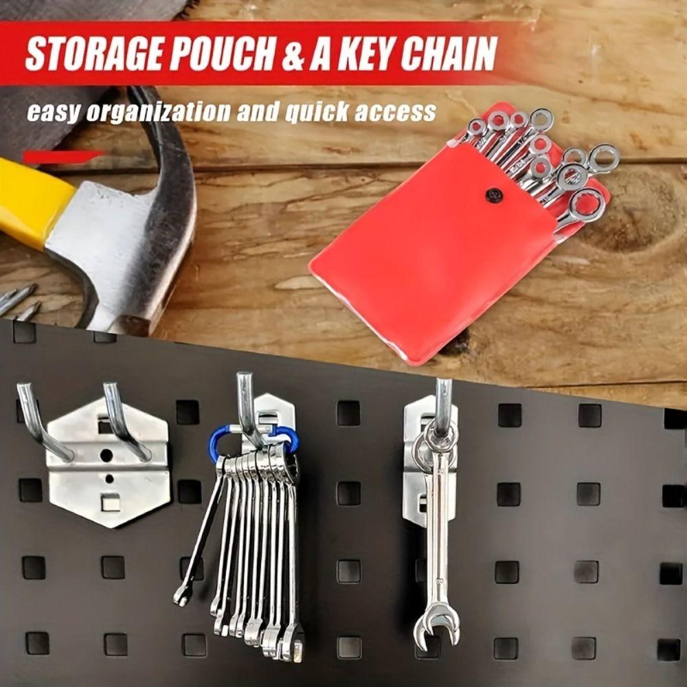 10pcs British/Metric Type Mini Spanner Wrenches Set  Tighten Screws/nuts