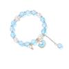 Elegantes Armband mit Anhänger aus Seesternschale, leichtes minimalistisches Schmuckstück, bequeme Perlen-Handkette, Geschenk für Frauen