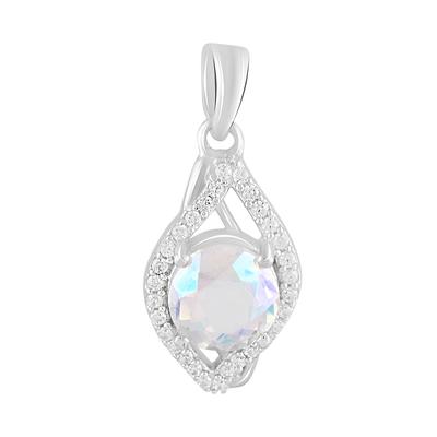 Sølv anheng med mystisk topas 2.05ct (2124047)