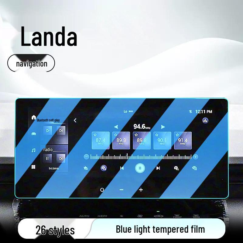 Toyota Frontlander Console Screen Protector: Compatible with 26 Models, Tempered Film for Navigation and Display Screens
