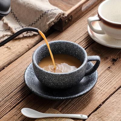 Tasse à Fleurs Zeta 320CC Tasse Japonaise Assiette Tasse à Café Européenne Assiette Grande Capacité Set de Tasses Créatives