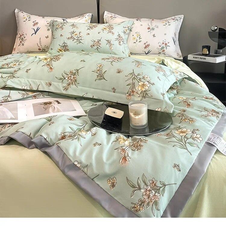 Sommerdyne Kjølig Følelse Is Silke Sommer Kjølig Ved Kjølig Klimaanlegg Dyne Enkelt Sommerdyne Maskinvaskbar Dobbel Tynn