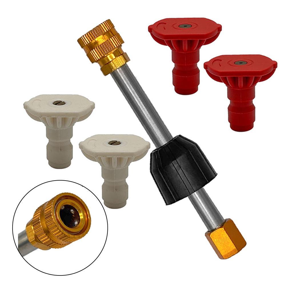 Pressure Washer Spray Lance Car Washer Extension Lance Nozzle Quick Connector High-pressure Connections