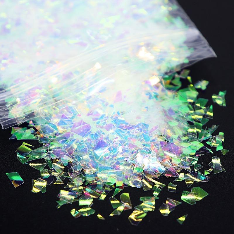 10G/sacchetto laser frammenti irregolari unghie glitter 10 tipi di decorazione unghie illusoria PET fai da te toppa per unghie decorazione design